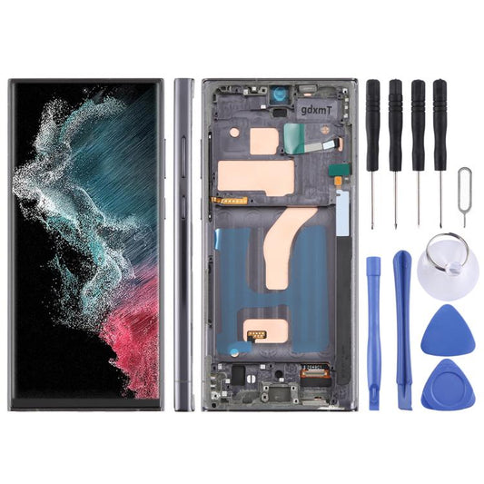 For Samsung Galaxy S22 Ultra SM-S908B 6.72 inch TFT LCD Screen Digitizer Full Assembly with Frame, Not Supporting Fingerprint Identification, For Samsung Galaxy S22 Ultra SM-S908B 6.72 inch(Not Fingerprint)