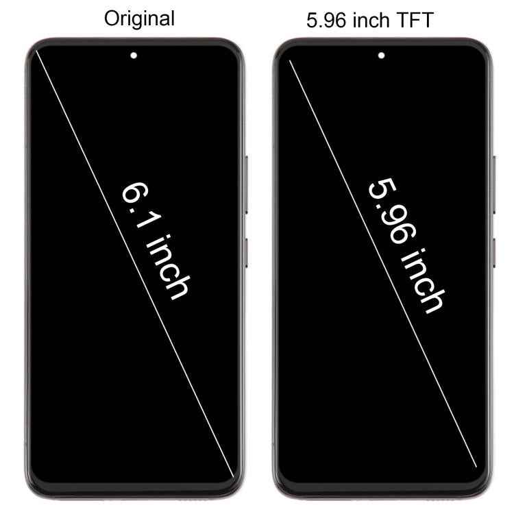 For Samsung Galaxy S22 SM-S901B 5.96 inch TFT LCD Screen Digitizer Full Assembly with Frame, Not Supporting Fingerprint Identification