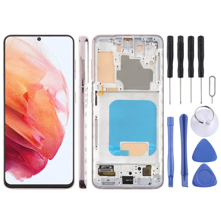 For Samsung Galaxy S21 5G SM-G991B 6.12 inch TFT LCD Screen Digitizer Full Assembly with Frame, Not Supporting Fingerprint Identification, For Samsung Galaxy S21 5G SM-G991B 6.12 inch(Not Fingerprint)