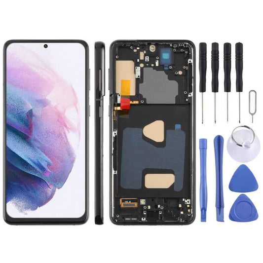 For Samsung Galaxy S21+ SM-G996B 6.58 inch TFT LCD Screen Digitizer Full Assembly with Frame, Not Supporting Fingerprint Identification