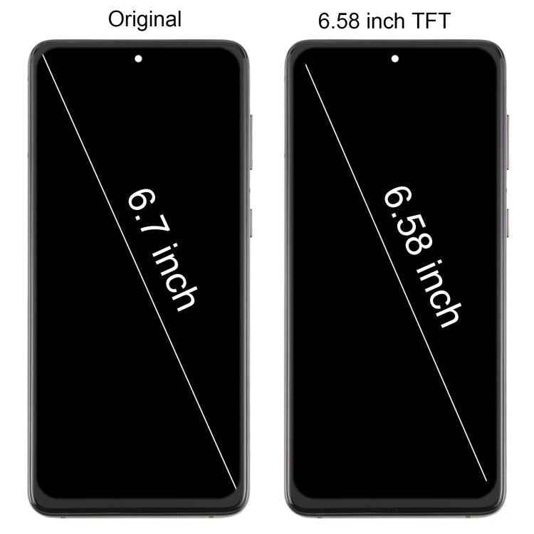 For Samsung Galaxy S21+ SM-G996B 6.58 inch TFT LCD Screen Digitizer Full Assembly with Frame, Not Supporting Fingerprint Identification