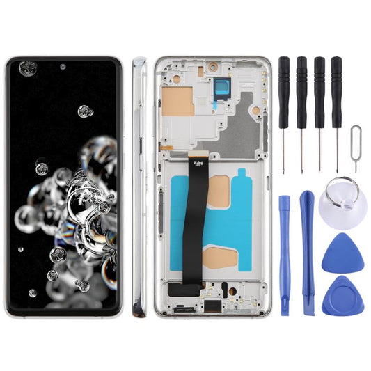 For Samsung Galaxy S20 Ultra SM-G988B 6.78 inch TFT LCD Screen Digitizer Full Assembly with Frame, Not Supporting Fingerprint Identification, For Samsung Galaxy S20 Ultra SM-G988B 6.78 inch(Not Fingerprint)