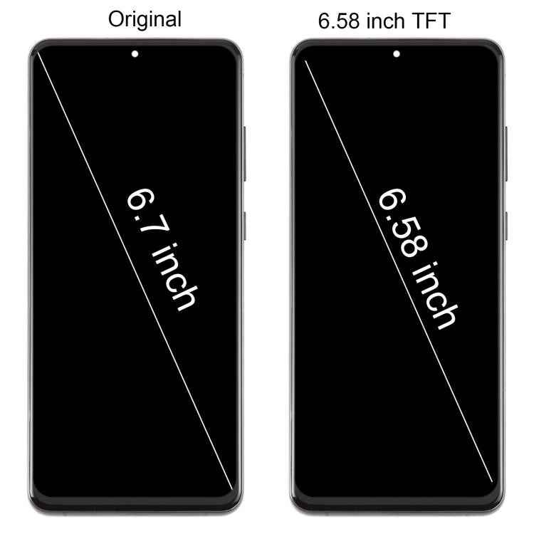 For Samsung Galaxy S20+ SM-G985F 6.58 inch TFT LCD Screen Digitizer Full Assembly with Frame, Not Supporting Fingerprint Identification