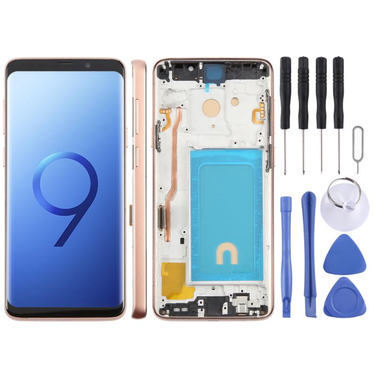 For Samsung Galaxy S9+ SM-G965F 6.18 inch TFT LCD Screen Digitizer Full Assembly with Frame