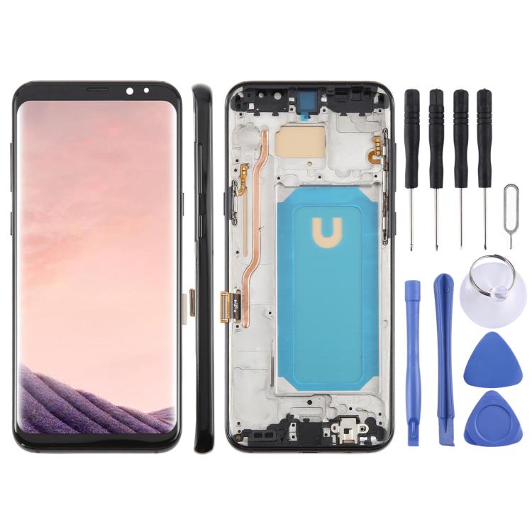 For Samsung Galaxy S8+ SM-G955F 6.18 inch TFT LCD Screen Digitizer Full Assembly with Frame, For Samsung Galaxy S8+ SM-G955F 6.18 inch