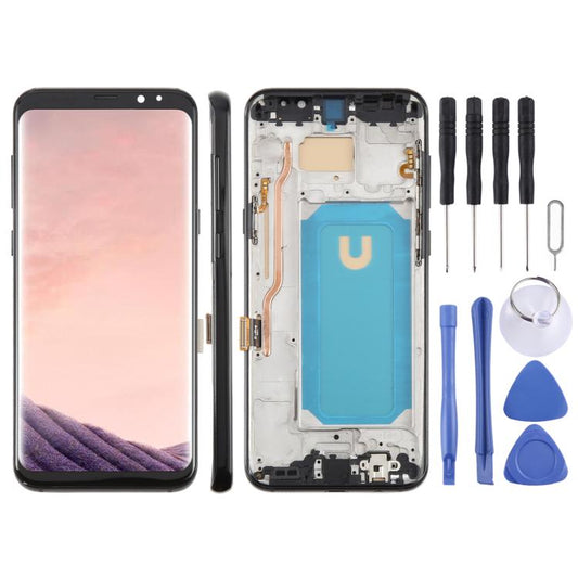 For Samsung Galaxy S8+ SM-G955F 6.18 inch TFT LCD Screen Digitizer Full Assembly with Frame, For Samsung Galaxy S8+ SM-G955F 6.18 inch