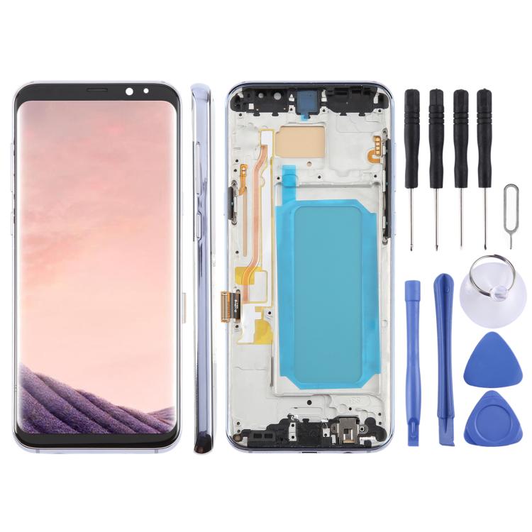 For Samsung Galaxy S8+ SM-G955F 6.18 inch TFT LCD Screen Digitizer Full Assembly with Frame, For Samsung Galaxy S8+ SM-G955F 6.18 inch