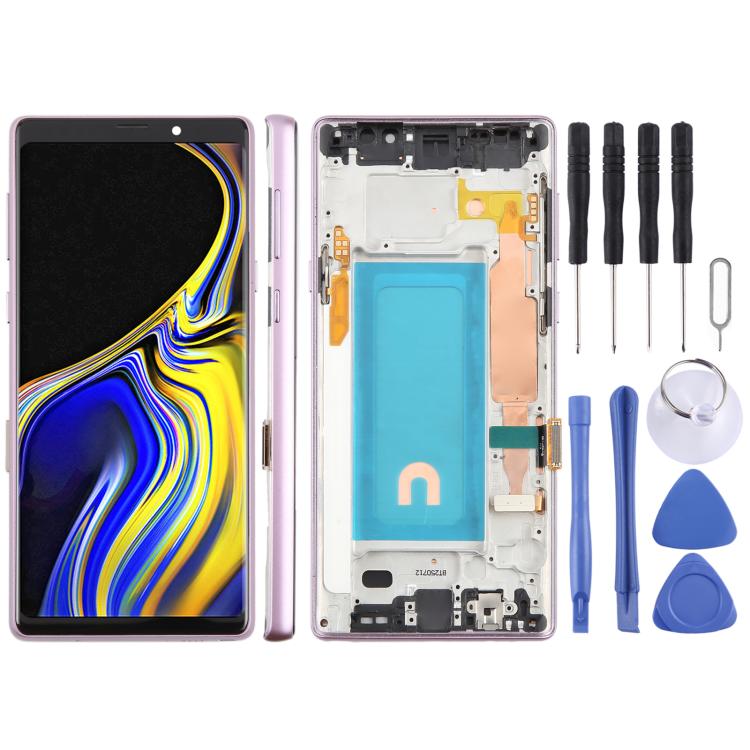 For Samsung Galaxy Note9 SM-N960F 6.33 inch TFT LCD Screen Digitizer Full Assembly with Frame, For Samsung Galaxy Note9 SM-N960F 6.33 inch
