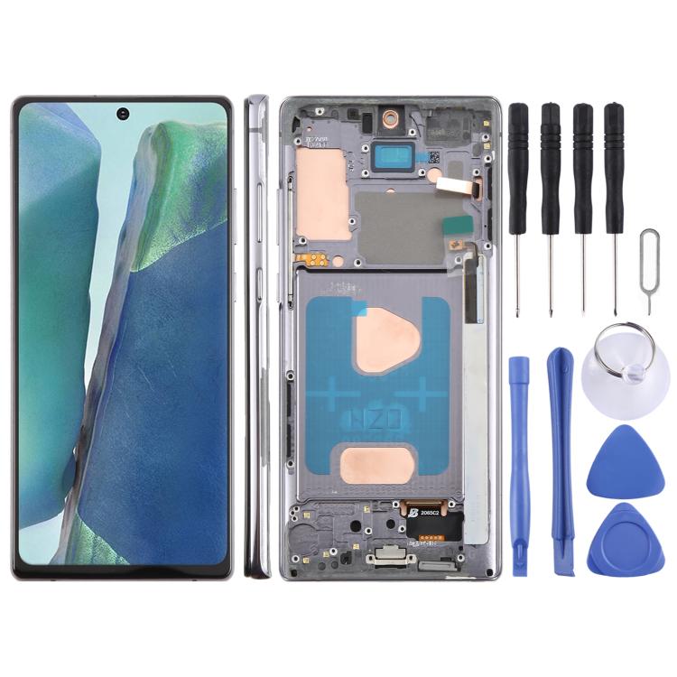 For Samsung Galaxy Note20 SM-N980F 6.6 inch TFT LCD Screen Digitizer Full Assembly with Frame, Not Supporting Fingerprint Identification