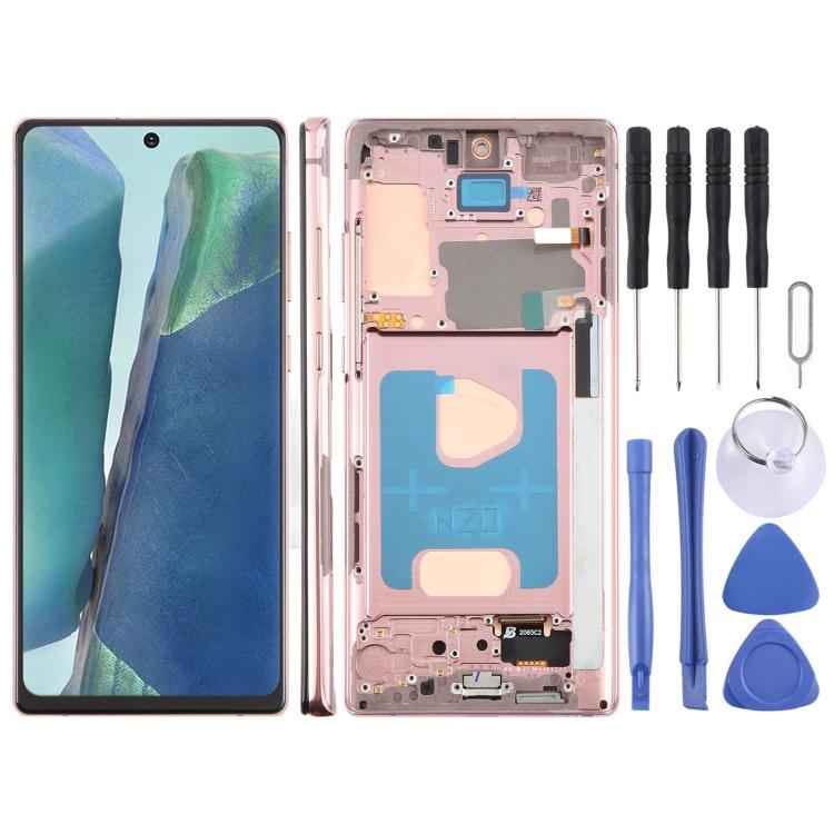 For Samsung Galaxy Note20 SM-N980F 6.6 inch TFT LCD Screen Digitizer Full Assembly with Frame, Not Supporting Fingerprint Identification