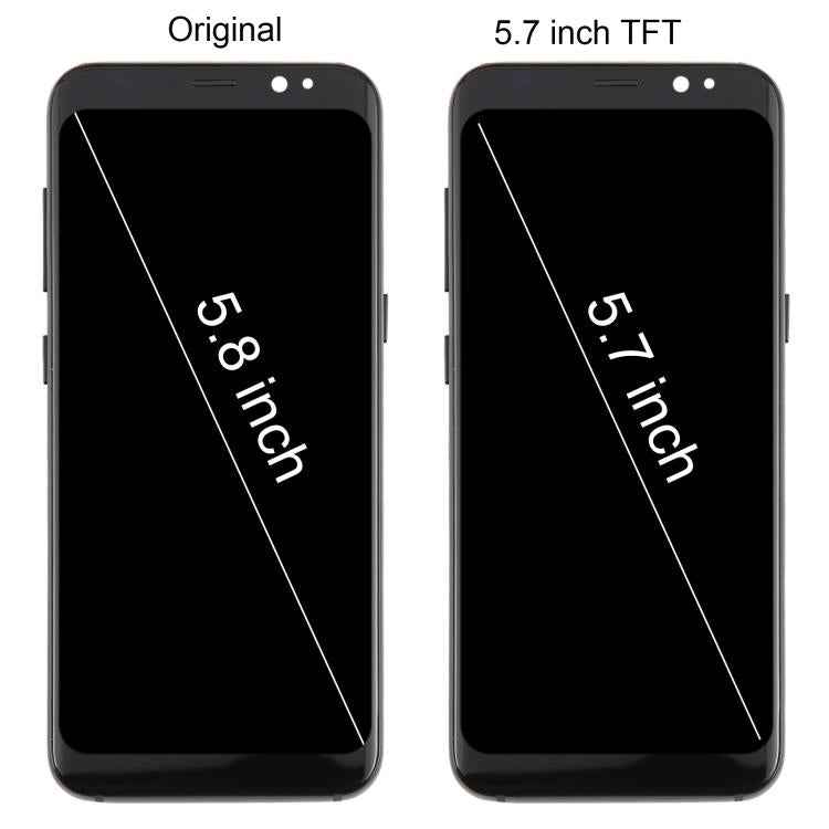 For Samsung Galaxy S8 SM-G950F 5.7 inch TFT LCD Screen Digitizer Full Assembly with Frame