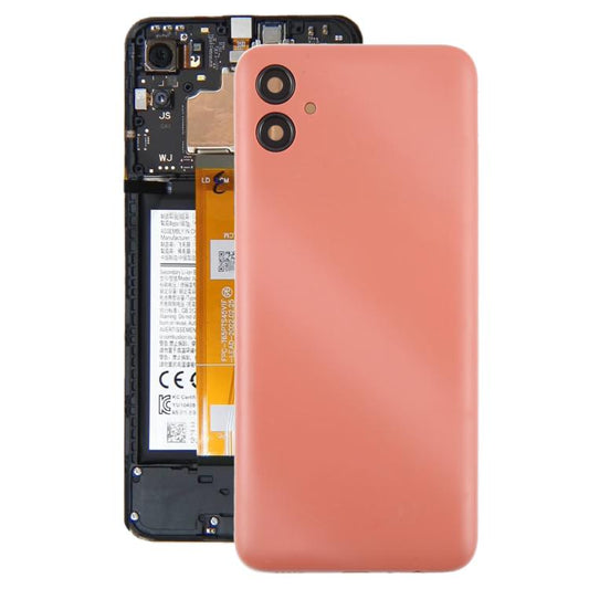 Coque arrière avec cache objectif pour Samsung Galaxy A04e SM-A042F, pour Samsung Galaxy A04e (avec cache objectif)