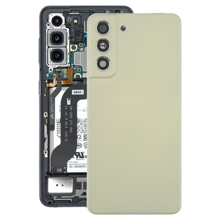 For Samsung Galaxy S21 FE SM-G990B Back Cover with Camera Lens Cover, For Samsung Galaxy S21 FE