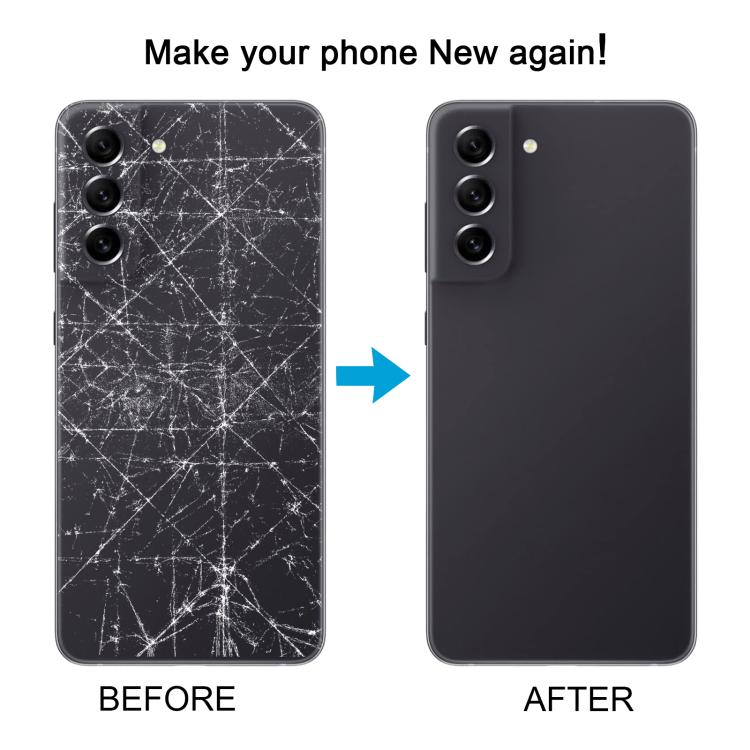 For Samsung Galaxy S21 FE SM-G990B Back Cover with Camera Lens Cover, For Samsung Galaxy S21 FE