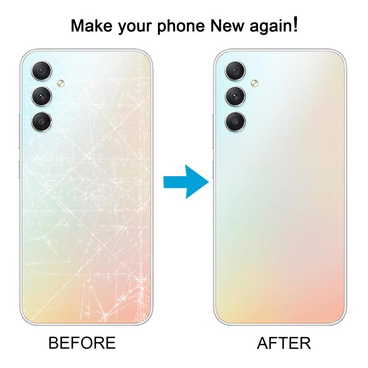 For Samsung Galaxy A34 SM-A346B Back Cover with Camera Lens Cover, For Samsung Galaxy A34