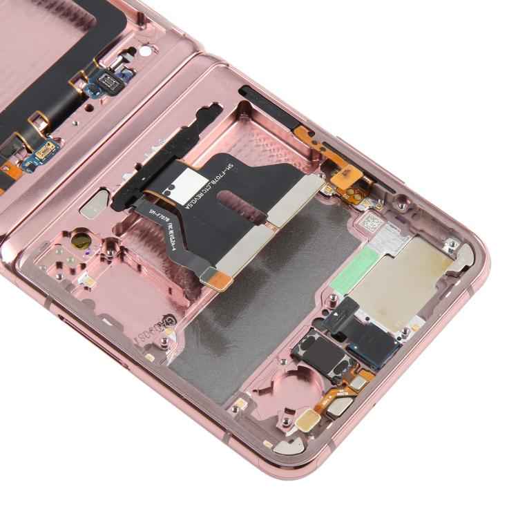 For Samsung Galaxy Z Flip 5G SM-F707 LCD Screen Digitizer Full Assembly with Frame