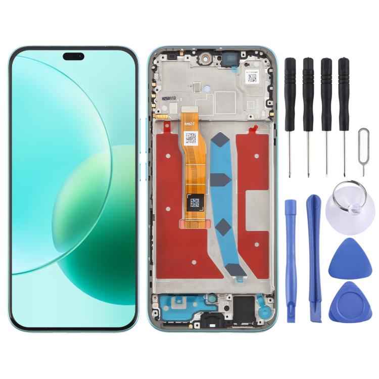 For Honor 400 Lite Original LCD Screen Digitizer Full Assembly with Frame