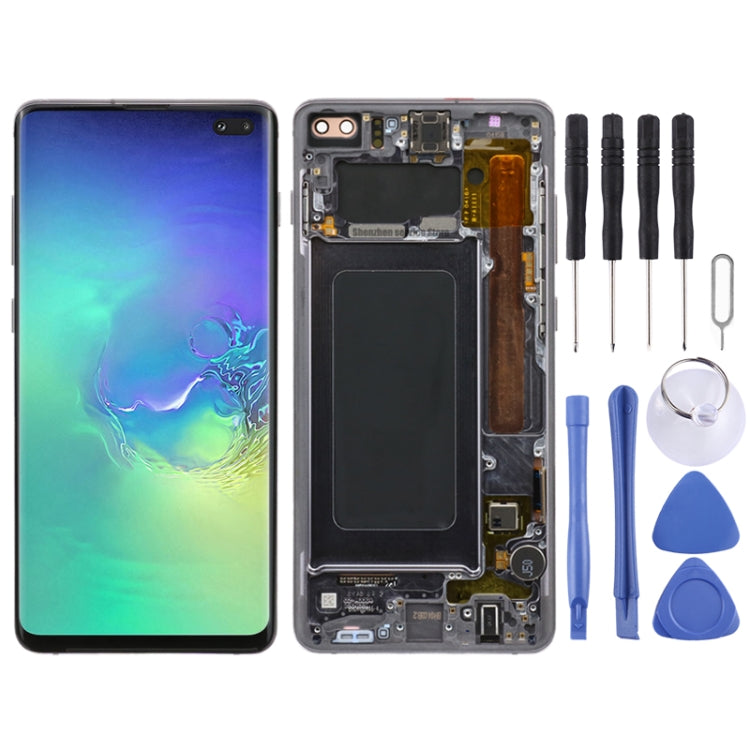 LCD Screen and Digitizer Full Assembly with Frame for Samsung Galaxy S10+, For Samsung Galaxy S10+ - BSPART