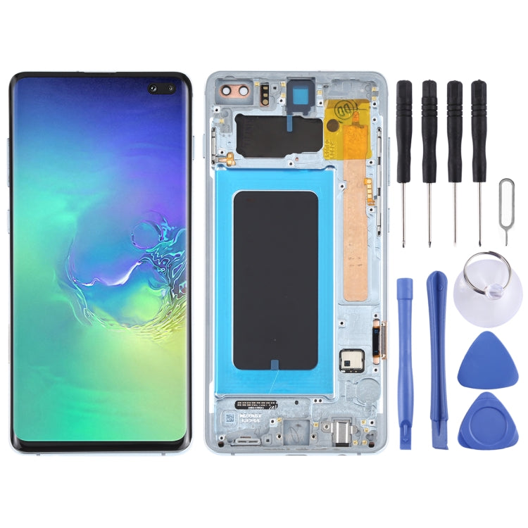 LCD Screen and Digitizer Full Assembly with Frame for Samsung Galaxy S10+, For Samsung Galaxy S10+ - BSPART