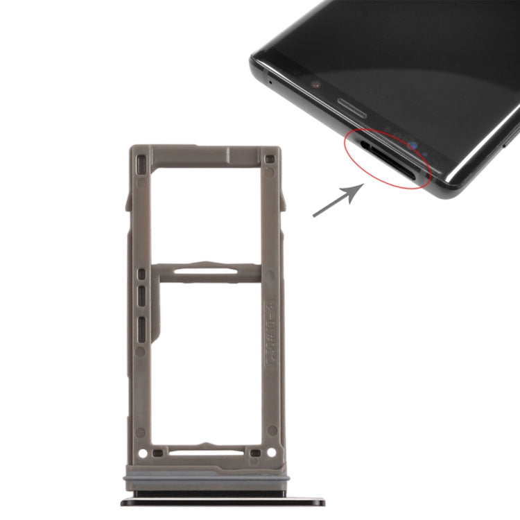 For Galaxy Note9 SIM Card Tray +  Micro SD Card Tray, Galaxy Note9 (Single Card), For Samsung Galaxy Note9 (Single)