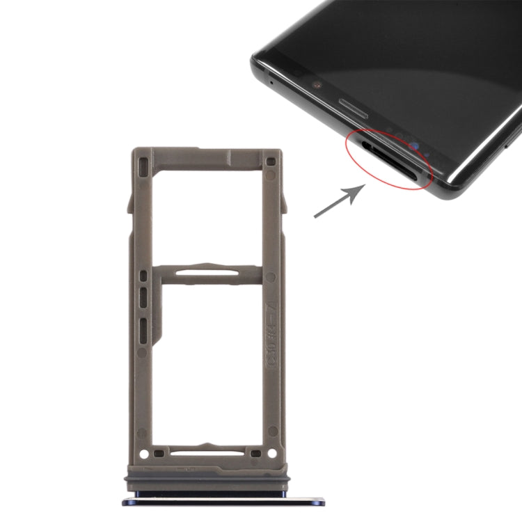 For Galaxy Note9 SIM Card Tray +  Micro SD Card Tray, Galaxy Note9 (Single Card), For Samsung Galaxy Note9 (Single)