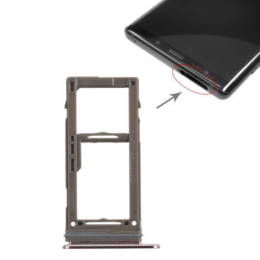 For Galaxy Note9 SIM Card Tray +  Micro SD Card Tray, Galaxy Note9 (Single Card), For Samsung Galaxy Note9 (Single)