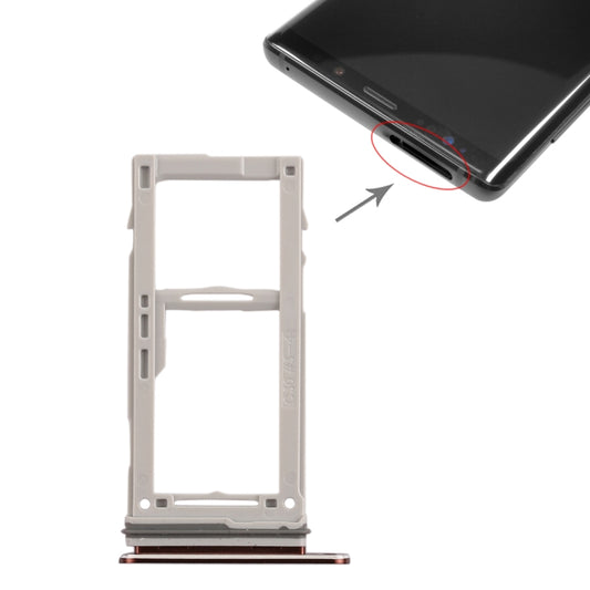 Bandeja para tarjeta SIM + bandeja para tarjeta SIM/bandeja para tarjeta Micro SD para Galaxy Note9, Samsung Galaxy Note9, Galaxy Note9