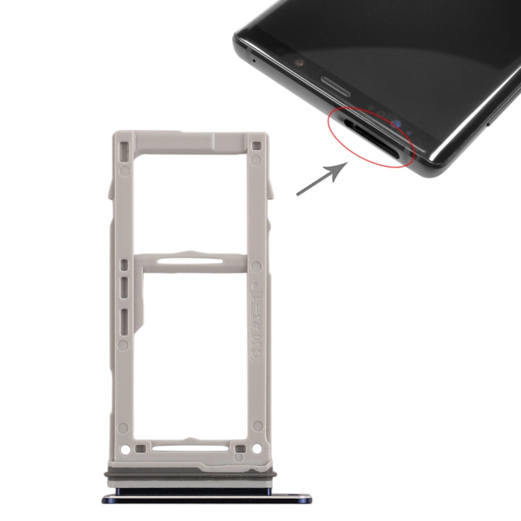 Bandeja para tarjeta SIM + bandeja para tarjeta SIM/bandeja para tarjeta Micro SD para Galaxy Note9, Samsung Galaxy Note9, Galaxy Note9