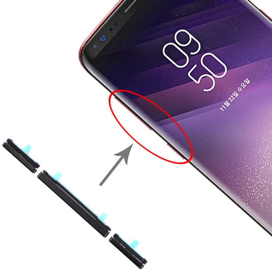 For Galaxy S8 / Galaxy S8+ 10 Set Side Keys, For Samsung Galaxy S8 / S8+, For Galaxy S8 / S8+, For Galaxy S8 / S8+ (Pink) - BSPART