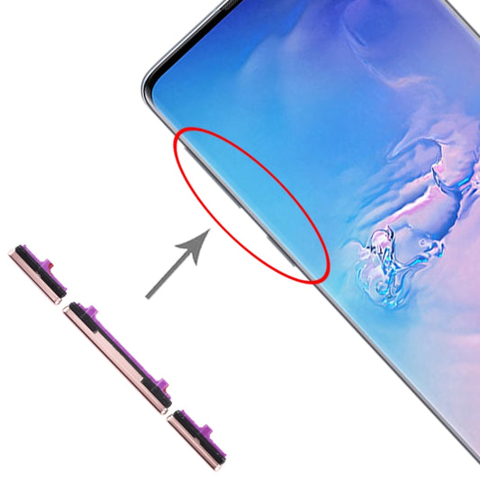 For Galaxy S10 / Galaxy S10+ 10 Set Side Keys, For Galaxy S10 / S10+, For Samsung Galaxy S10 / S10+, For Galaxy S10 / S10+ (Green), For Galaxy S10 / S10+ (Pink)