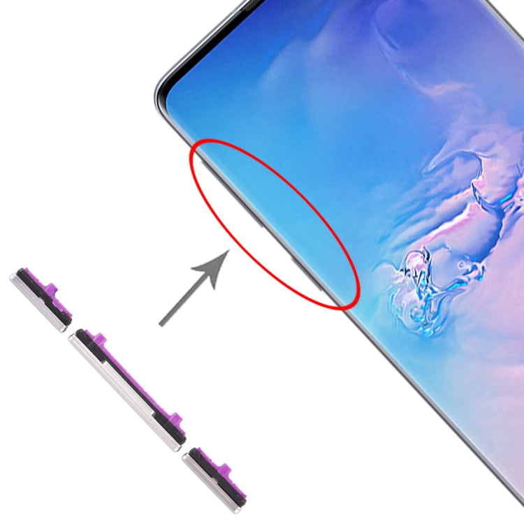 For Galaxy S10 / Galaxy S10+ 10 Set Side Keys, For Galaxy S10 / S10+, For Samsung Galaxy S10 / S10+, For Galaxy S10 / S10+ (Green), For Galaxy S10 / S10+ (Pink)