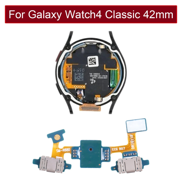 Original Power + Return + Microphone Flex Cable For Samsung Galaxy Watch4 Classic 42mm SM-R880 R885, For Samsung Galaxy Watch4 Classic 42mm