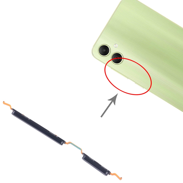 For Samsung Galaxy A05 5G SM-A055F 10pcs Original Power Button and Volume Control Button, For Samsung Galaxy A05