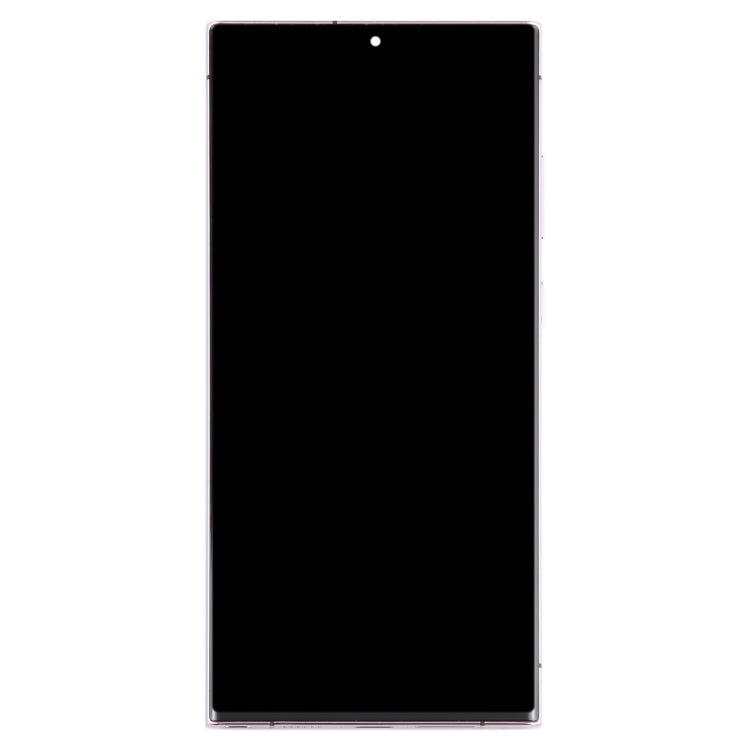 Digitalizador de pantalla LCD original para Samsung Galaxy S23 Ultra SM-S918B, ensamblaje completo con marco