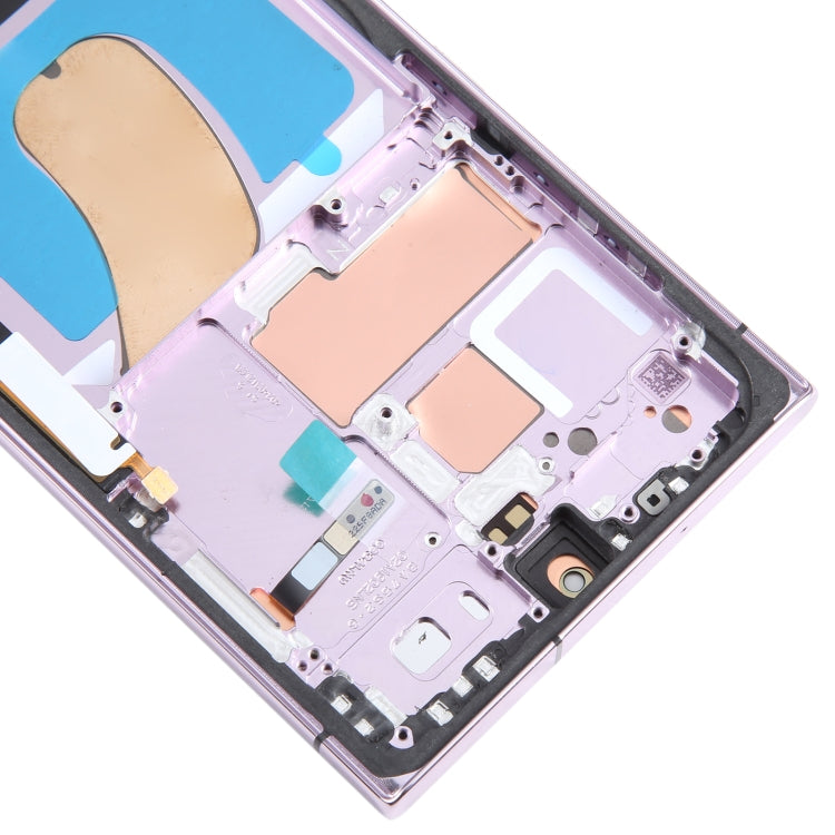 Digitalizador de pantalla LCD original para Samsung Galaxy S23 Ultra SM-S918B, ensamblaje completo con marco