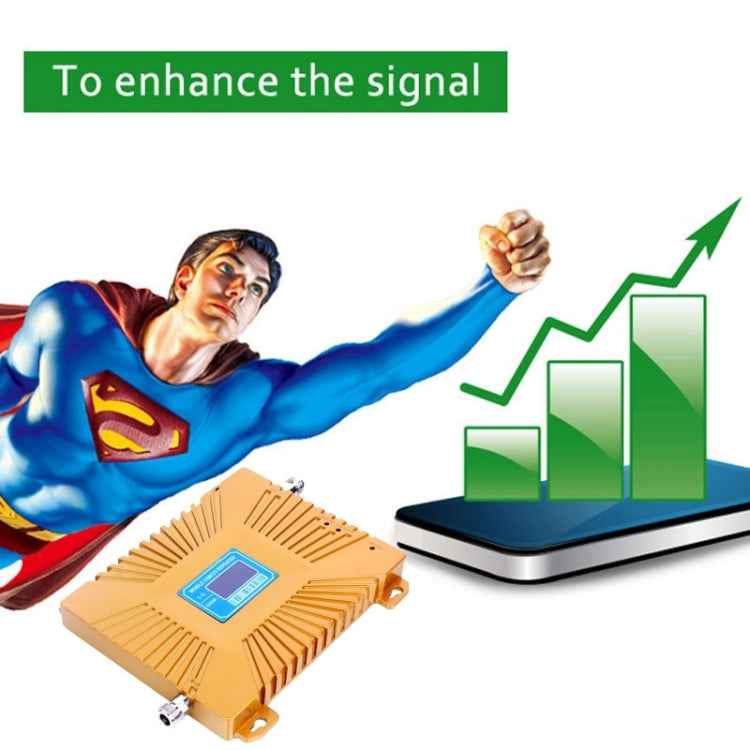 GSM900 / WCDMA2100 Mini Mobile Phone LCD Signal Repeater with Logarithm Periodic Antenna