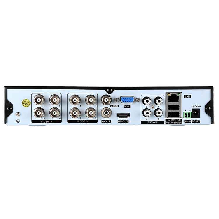 A81U-ZS 5 in 1 8 Channel Dual Stream H.264 1080N AHD DVR, Support AHD / TVI / CVI / CVBS / IP Signal
