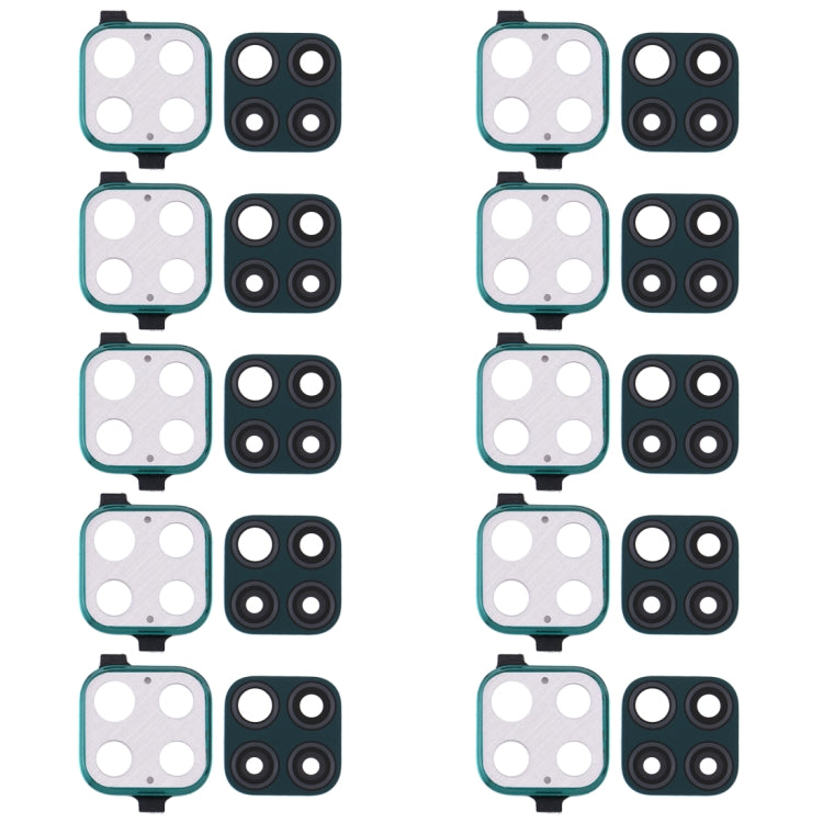 For Huawei Nova 6 SE  10pcs Camera Lens Cover , For Huawei Nova 6 SE
