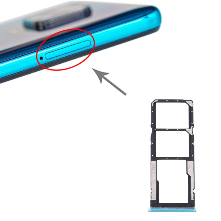 SIM Card Tray + SIM Card Tray + Micro SD Card Tray for Xiaomi Redmi Note 9S / Redmi Note 9 Pro Max / Redmi Note 9 Pro India / Note 10 Lite, For Xiaomi Redmi Note 9S / Redmi Note 9 Pro Max / Redmi Note 9 Pro India                                        ...