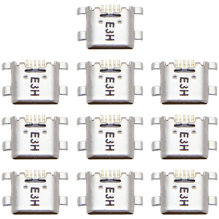 10 PCS Charging Port Connector for Huawei Y6 Pro (2017), For Huawei Y6 Pro (2017)