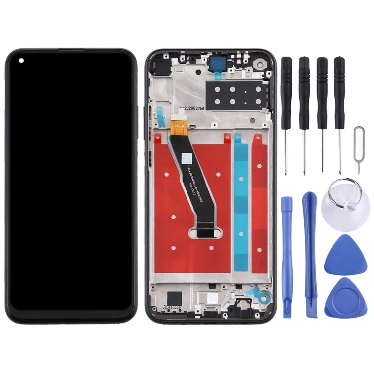 Écran LCD et numériseur complet avec châssis pour Huawei P40 Lite E