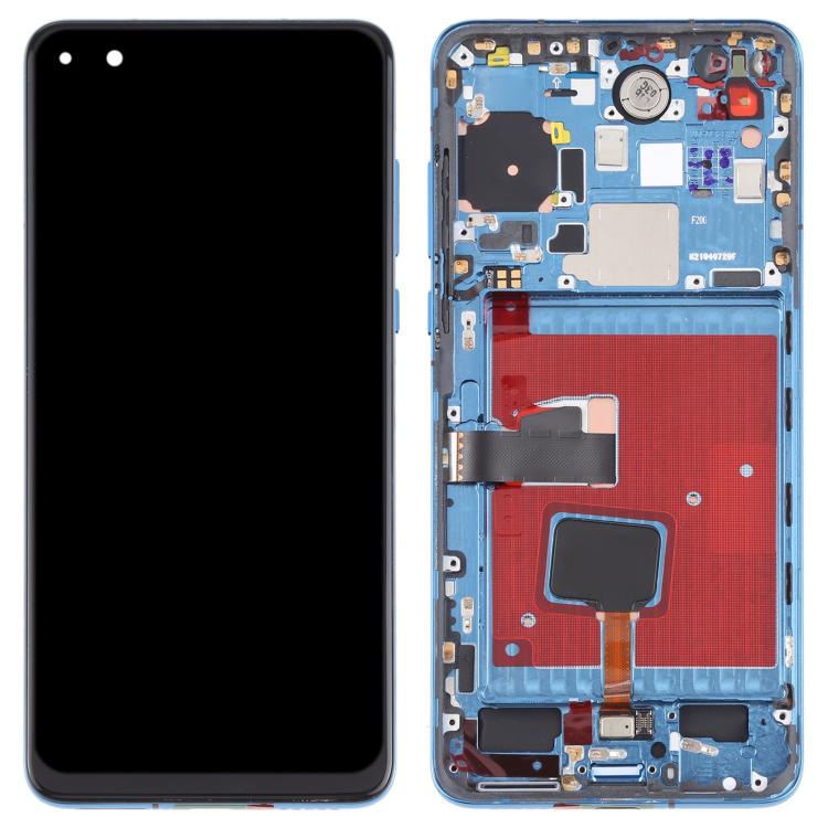 Pantalla LCD y digitalizador completo con marco para Huawei P40