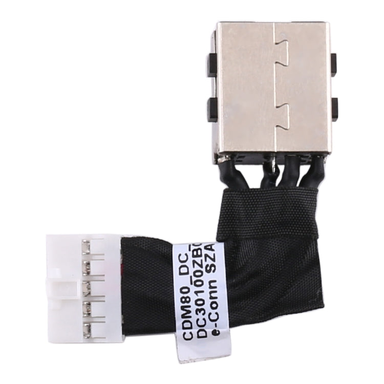 Power Jack Connector With Flex Cable for Dell Latitude e5580 m3520 098c6h, For Dell Latitude e5580