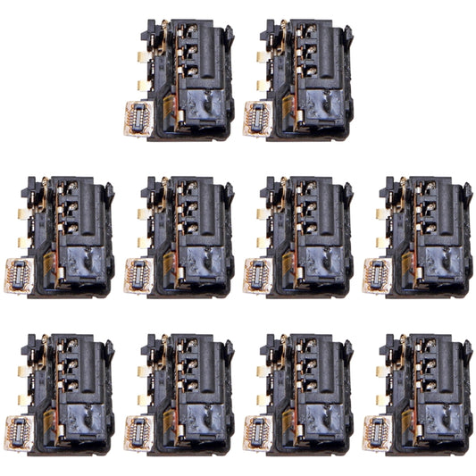 10 PCS Earphone Jack for Huawei P10, For Huawei P10 - BSPART