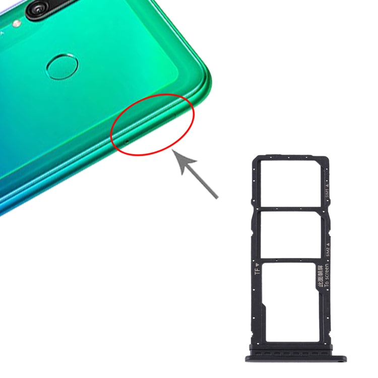 Tiroir pour carte SIM + Tiroir pour carte SIM + Tiroir pour carte Micro SD pour Huawei Y7p, Pour Huawei Y7p