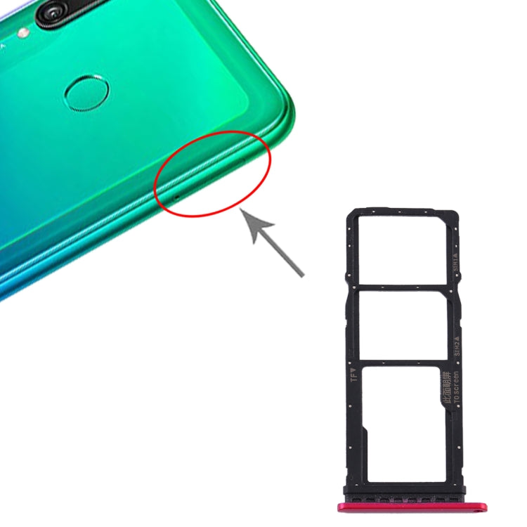 Tiroir pour carte SIM + Tiroir pour carte SIM + Tiroir pour carte Micro SD pour Huawei Y7p, Pour Huawei Y7p