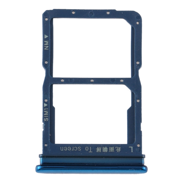 SIM Card Tray + NM Card Tray for Huawei Y8p, For Huawei Y8p