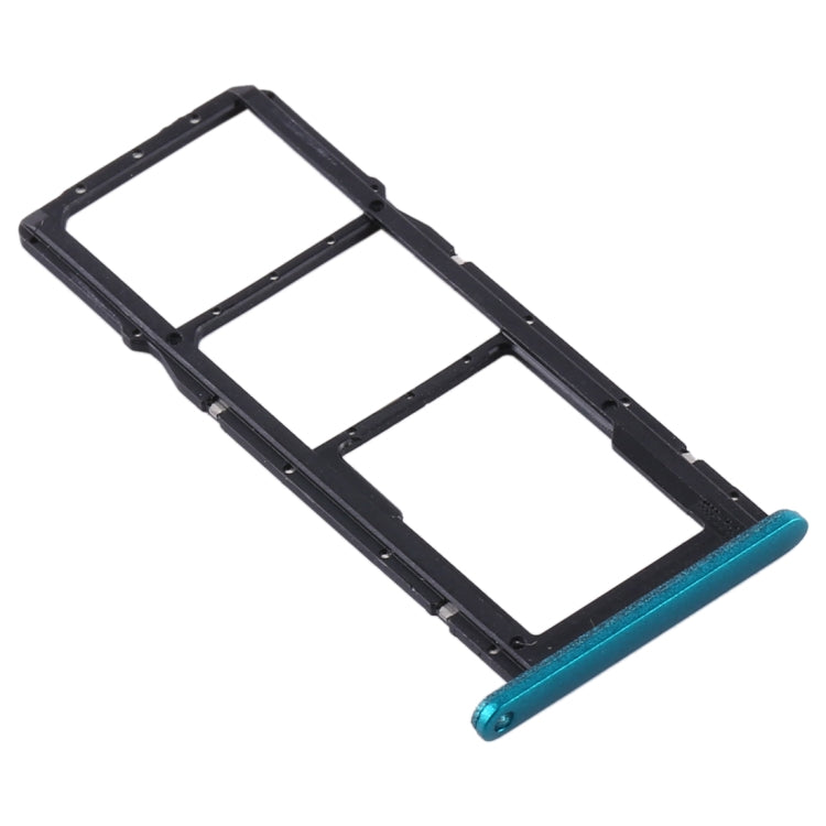 SIM Card Tray + SIM Card Tray + Micro SD Card Tray for Huawei Y6p, For Huawei Y6p