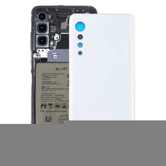 Battery Back Cover for LG Velvet LMG910EMW LM-G910EMW / Velvet 5G KR Version LM-G900N LM-G900EM, For LG Velvet KR Version, For LG Velvet (Illusion Sunset)