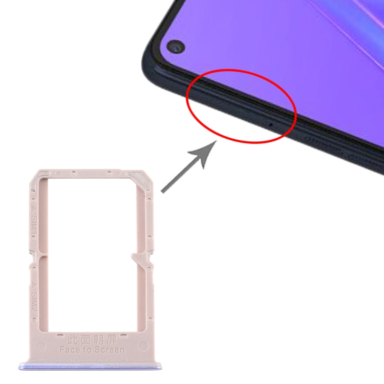 For OPPO A72 5G / K7X 5G / A53 5G SIM Card Tray + SIM Card Tray, For OPPO A72 5G / K7X 5G / A53 5G